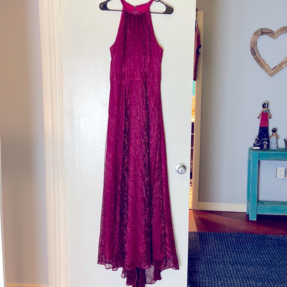 Beautiful glittery halter gown
